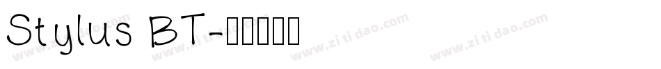 Stylus BT字体转换